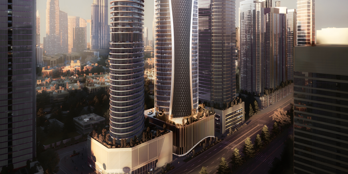 Burj khalifa view luxury 2 bedroom apartments for sale in Binghatti Mercedes-Benz Downtown Dubai