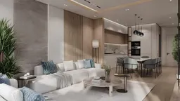 Bab Al Qasr Canal View Residence 22：带私人泳池的四居室复式 — 图片 8