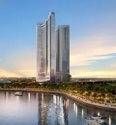 Aykon City Tower B في الخليج التجاري: واجهات زجاجية واسعة — صورة 1