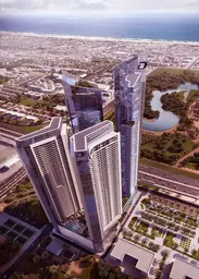 Aykon City Tower B في الخليج التجاري: واجهات زجاجية واسعة — صورة 2