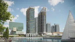Reportage Tower на Аль-Марья: торговое помещение и четырёхспальный таунхаус — фото 7
