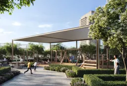 Altan in Green Gate at Dubai Creek Harbour: rooftop spaces — image 9