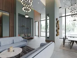 Peninsula Two in Business Bay: landscaped gardens — image 12
