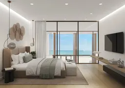 Beach House at Bay Residences في ميناء العرب: واجهات زجاجية واسعة — صورة 2