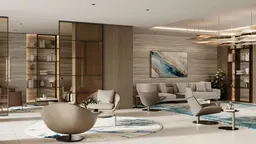 Franck Muller Yachting في مدينة دبي الملاحية: السينما الخارجية — صورة 11
