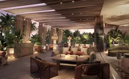 SLS Residences at The Palm Jumeirah في نخلة جميرا: حدائق منسّقة — صورة 9