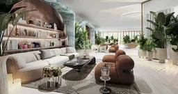 SLS Residences at The Palm Jumeirah في نخلة جميرا: حدائق منسّقة — صورة 12