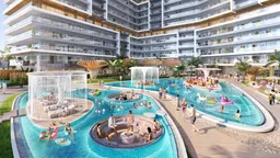 Shoreline in Al Marjan Island: landscaped gardens — image 9