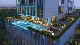 Amber by Enso in Jumeirah Garden City: landscaped gardens — image 3