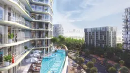 Celesto Tower 2 in Dubailand Residence Complex: sports courts — image 5