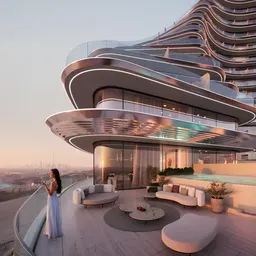 Binghatti Flare 02 in JVT: sports courts — image 10