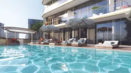 Celesto Tower 2 in Dubailand Residence Complex: sports courts — image 7