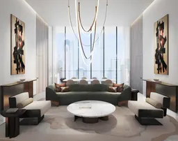 W Residences Tower 3 at Dubai Harbour في دبي هاربر: مرافق سينما — صورة 11