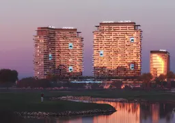 Damac District Tower A in Damac Hills: sports courts — image 12
