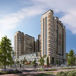 The District in Reem Island: expansive glazing — image 1