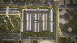 Reportage Village Abu Dhabi in Khalifa City: landscaped gardens — image 9