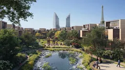 Raiha at Waada in Dubai South: landscaped gardens — image 7