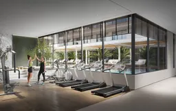 EVERGR1N House in Jumeirah Garden City: yoga spaces — image 7