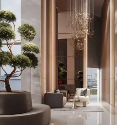 Bab Al Qasr Canal View Residence 22：带私人泳池的四居室复式 — 图片 4