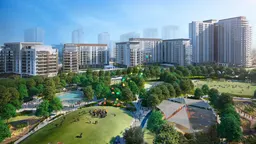 Executive Residences I في دبي هيلز: حدائق منسّقة — صورة 9