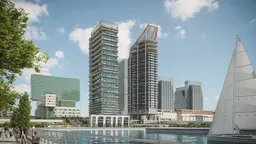 Reportage Tower на Аль-Марья: торговое помещение и четырёхспальный таунхаус — фото 2