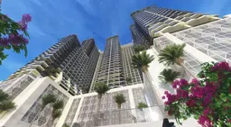 Golf Views Seven City في أبراج بحيرات جميرا: حدائق منسّقة — صورة 3