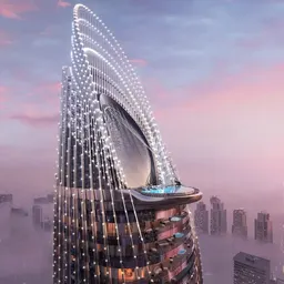 Binghatti Skyblade in Downtown Dubai: rooftop spaces — image 7
