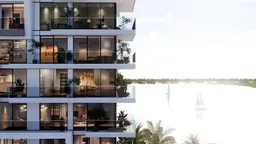 The Icon Tower في جزيرة ياس: واجهات زجاجية واسعة — صورة 5