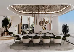 DAMAC «Canal Crown» في الخليج التجاري: مساحات على السطح — صورة 8
