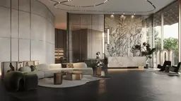 Cheval Residences in Dubai Islands: wood textures — image 8