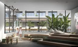 EVERGR1N House in Jumeirah Garden City: yoga spaces — image 5