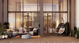 Beach House at Bay Residences في ميناء العرب: واجهات زجاجية واسعة — صورة 7