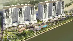 South Garden Buildings D&E in Wasl Gate: landscaped gardens — image 1