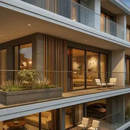Galleria Residences في دبي الجنوب: مساحات على السطح — صورة 7