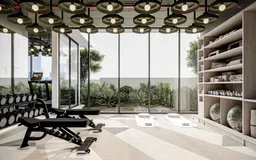 Arlington Park 2 in Dubailand Residence Complex: yoga spaces — image 5