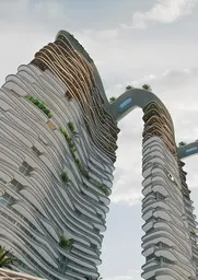 DAMAC «Bay by Cavalli» in Dubai Harbour: landscaped gardens — image 6