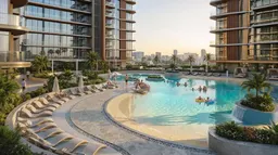Jaddaf Beach Oasis in Al Jaddaf: sculpted architecture — image 9
