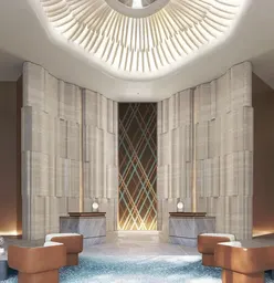 W Hotel & Residences في جزيرة المرجان: الهندسة المعمارية المنحوتة — صورة 5