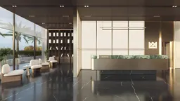Marquis Vista in Dubailand Residence Complex: expansive glazing — image 5