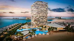 Al Danah Bay Residential Tower in Al Marjan Island: expansive glazing — image 3