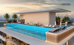 Celesto Tower in Dubailand Residence Complex: yoga spaces — image 3