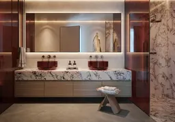 Lia in Dubai Islands: expansive glazing — image 9