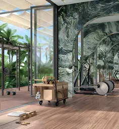 SLS Residences at The Palm Jumeirah في نخلة جميرا: حدائق منسّقة — صورة 11