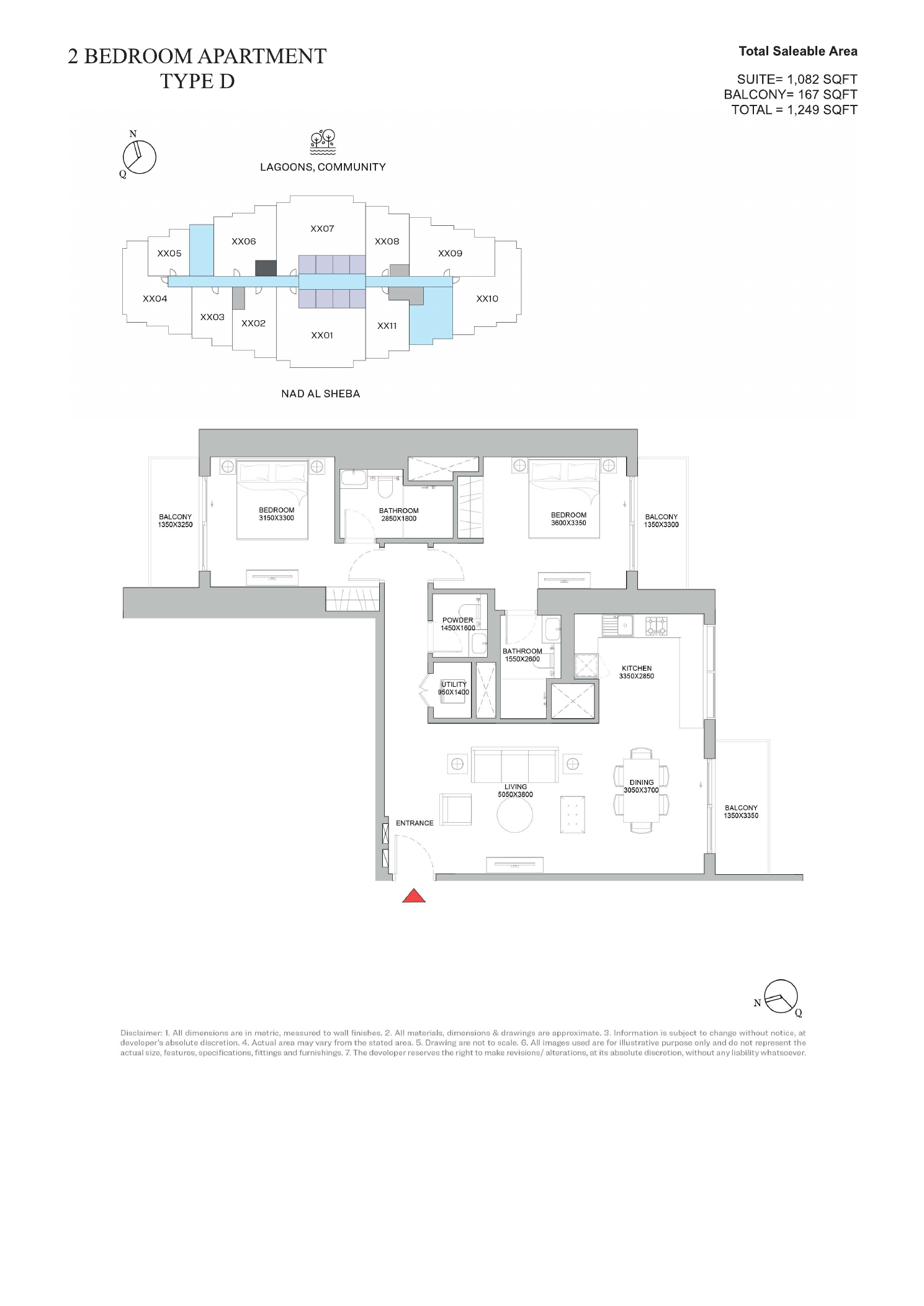 Voir le plan de deux chambres de type D Voir le plan de deux chambres de type D