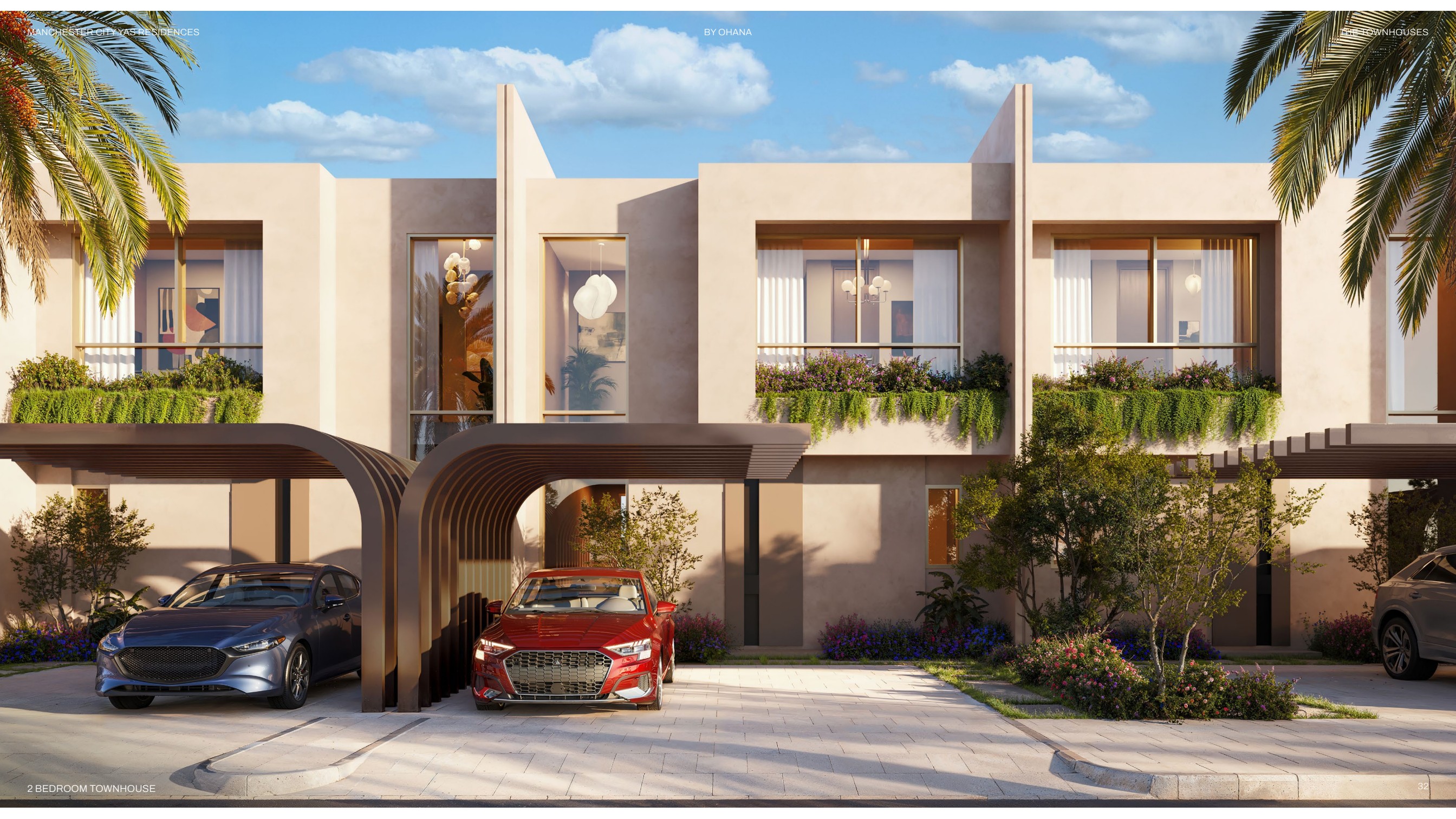 Two-bedroom townhouse — developer rendering