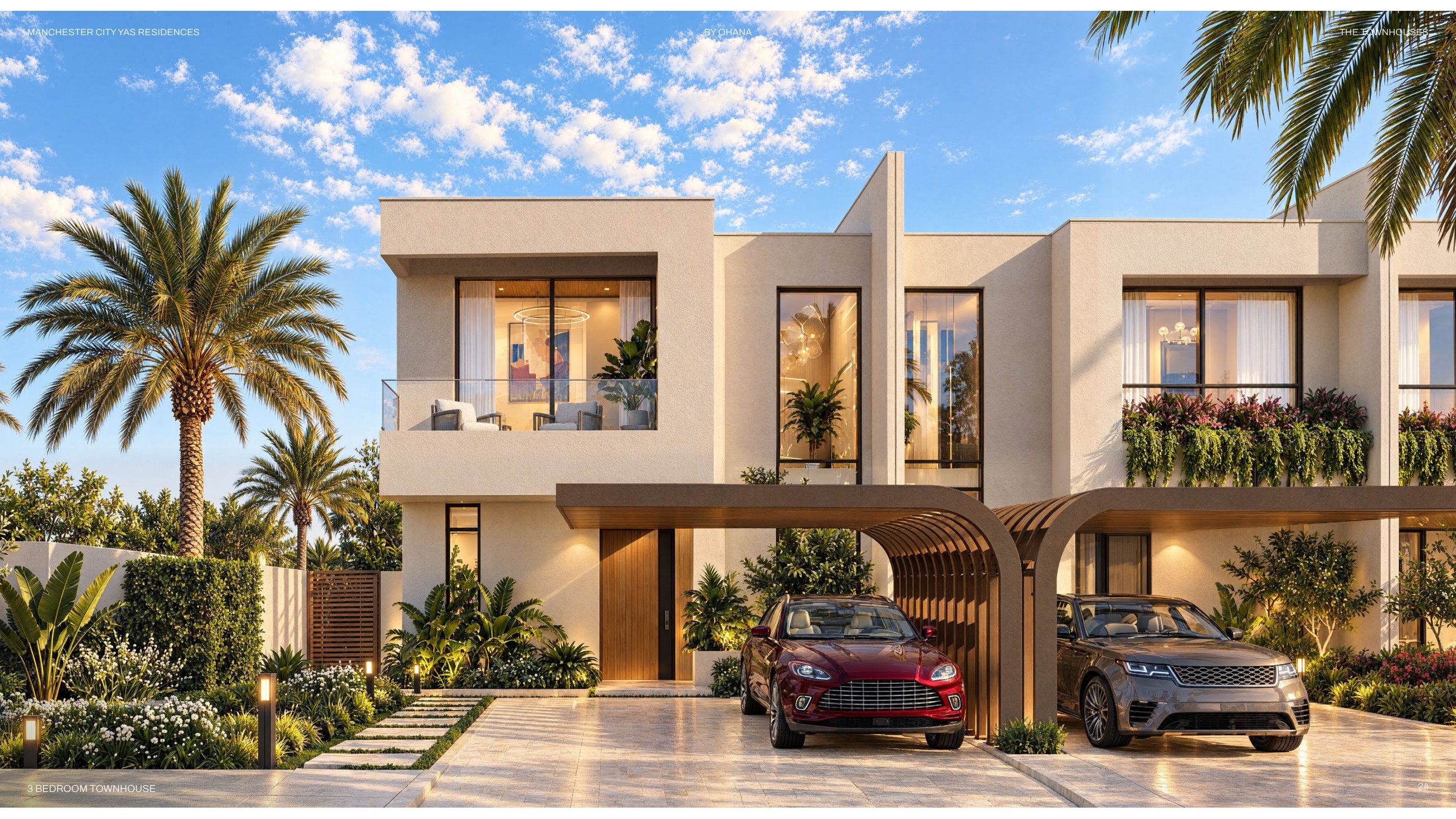 Three-bedroom townhouse — developer rendering