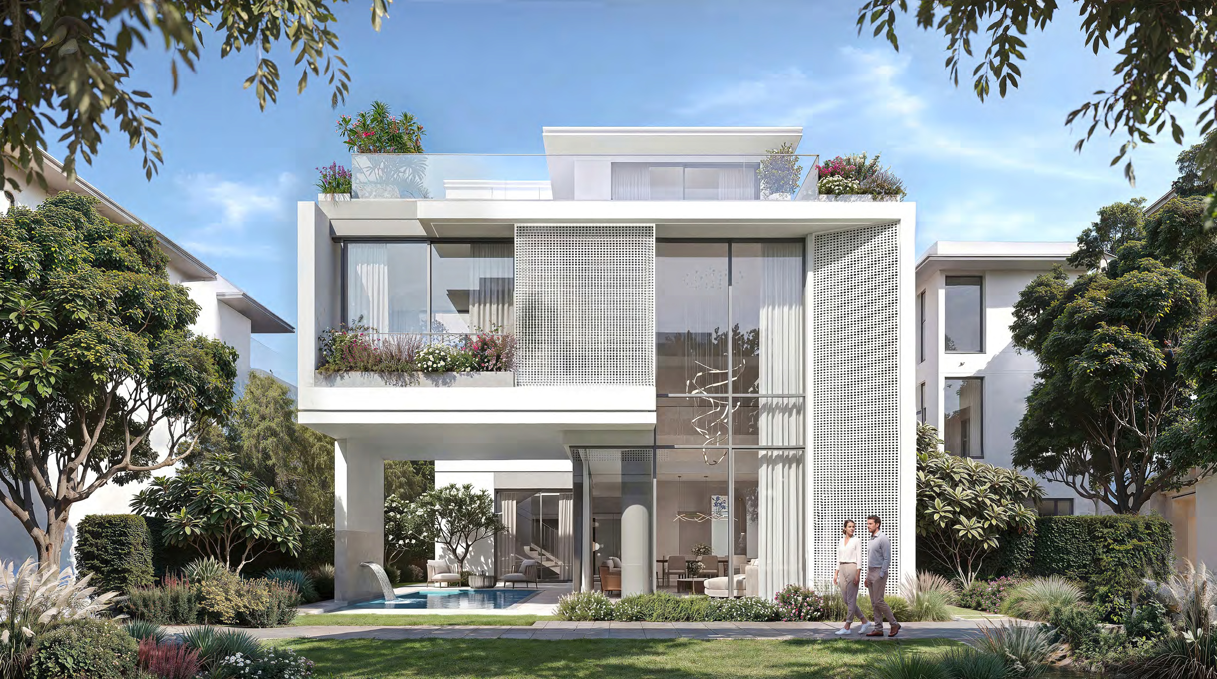 Azizi Florence five-bedroom Type A — garden rendering