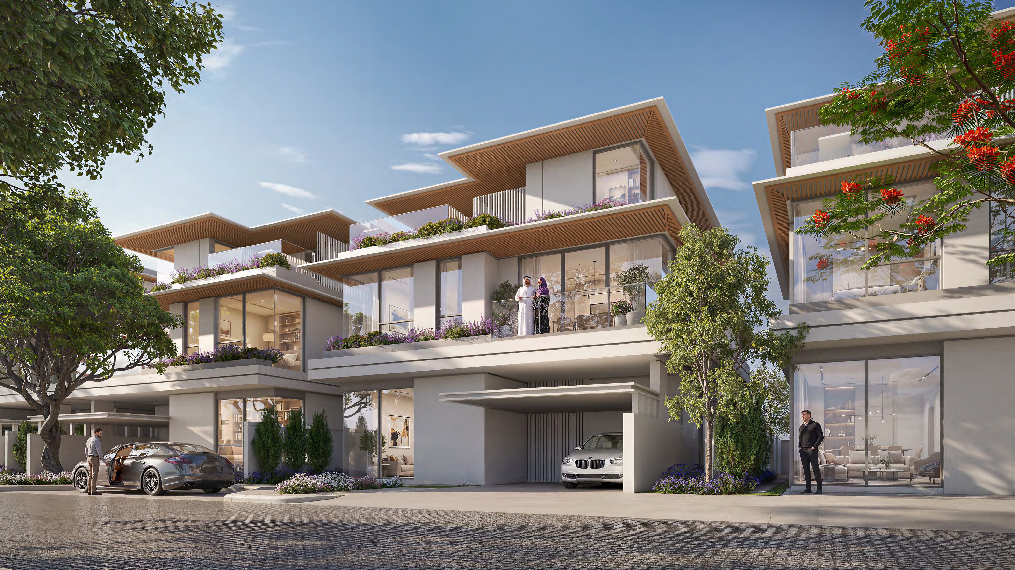 Azizi Florence five-bedroom Type B — street rendering