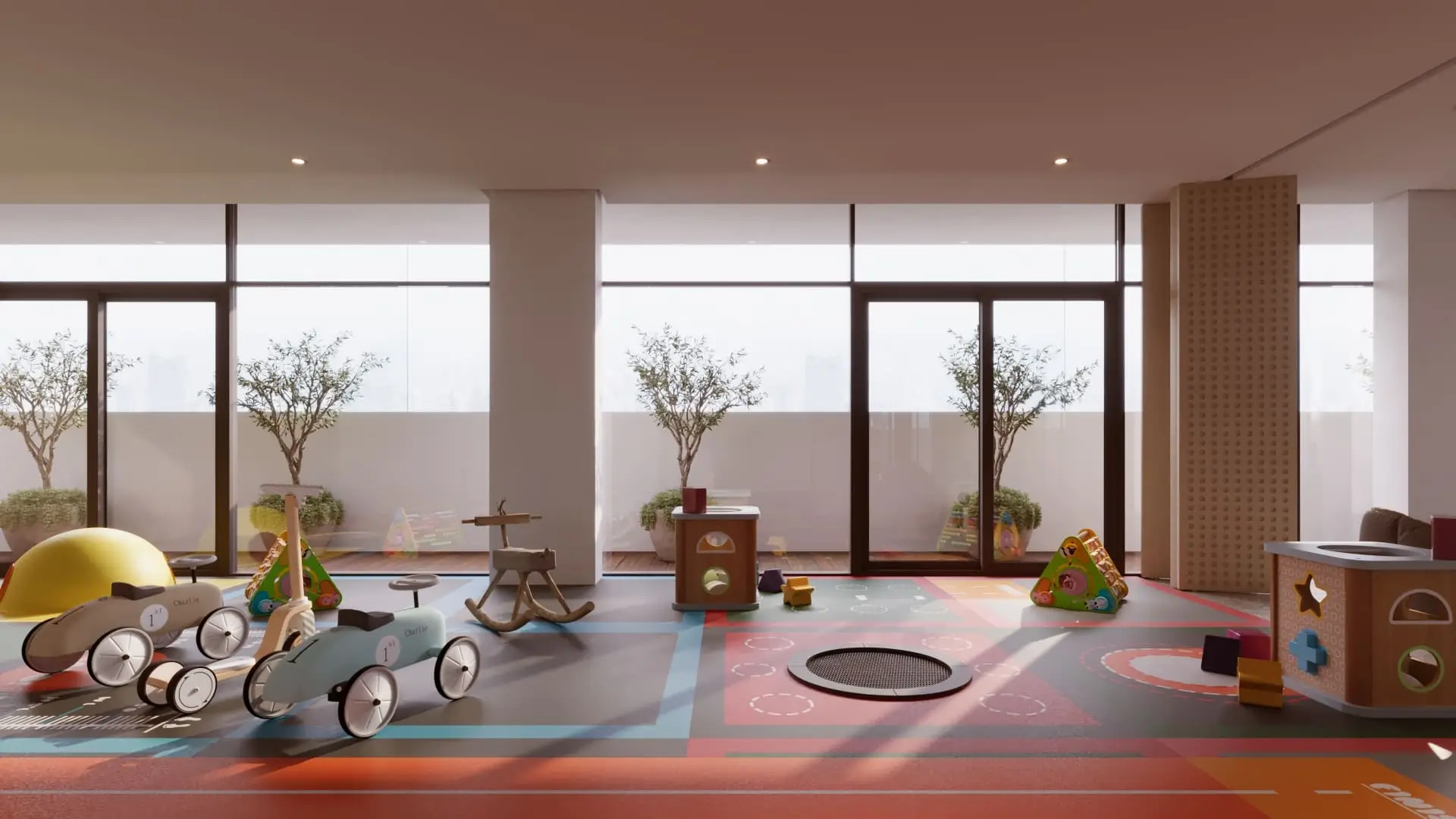 Playground shown in the NEXUS DEVELOPER "Estrella" project catalogue, Majan, Dubai