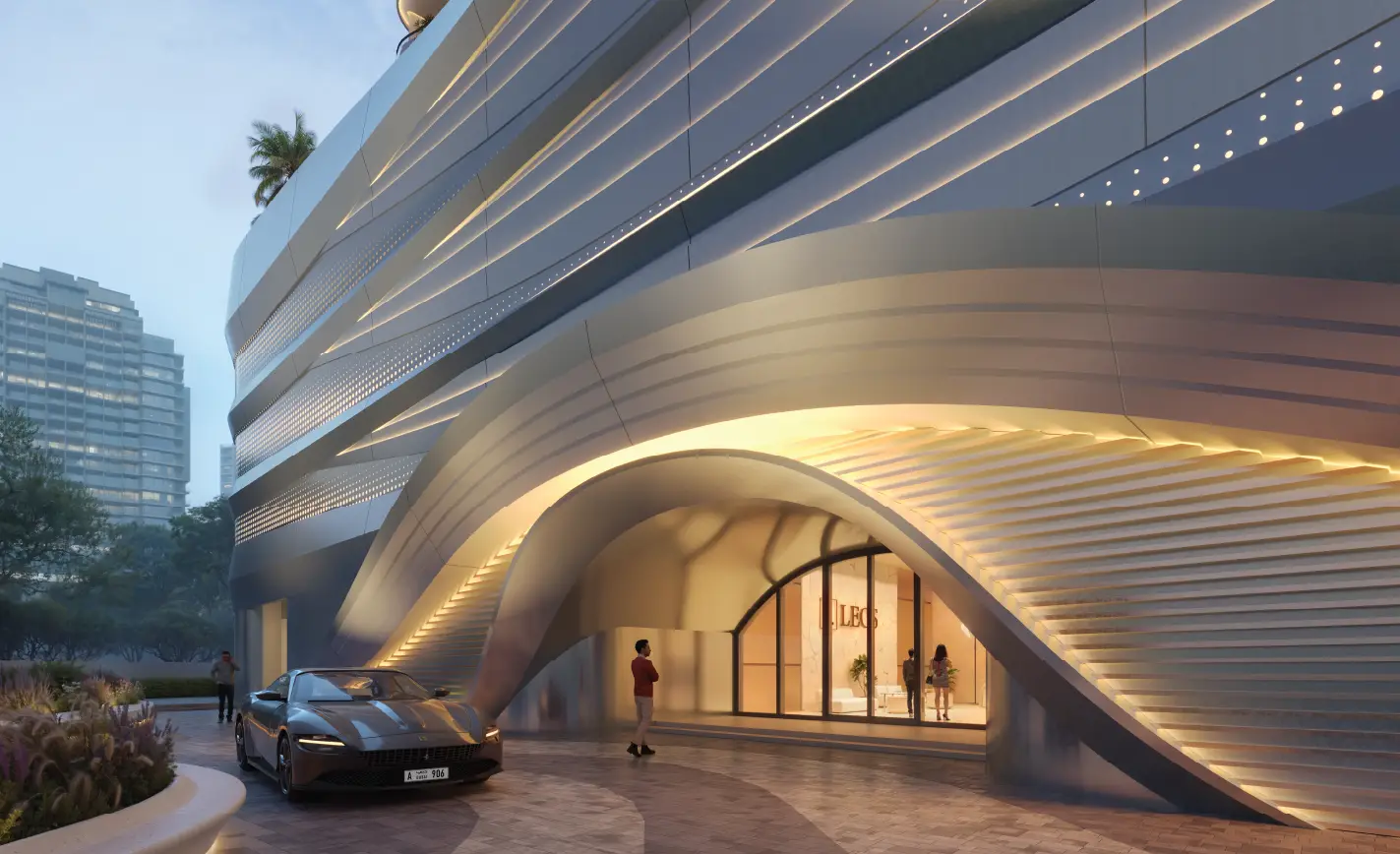 واجهة سكنية من كتالوج مشروع Hadley Heights 2 لدى LEOS، مدينة دبي الرياضية، دبي